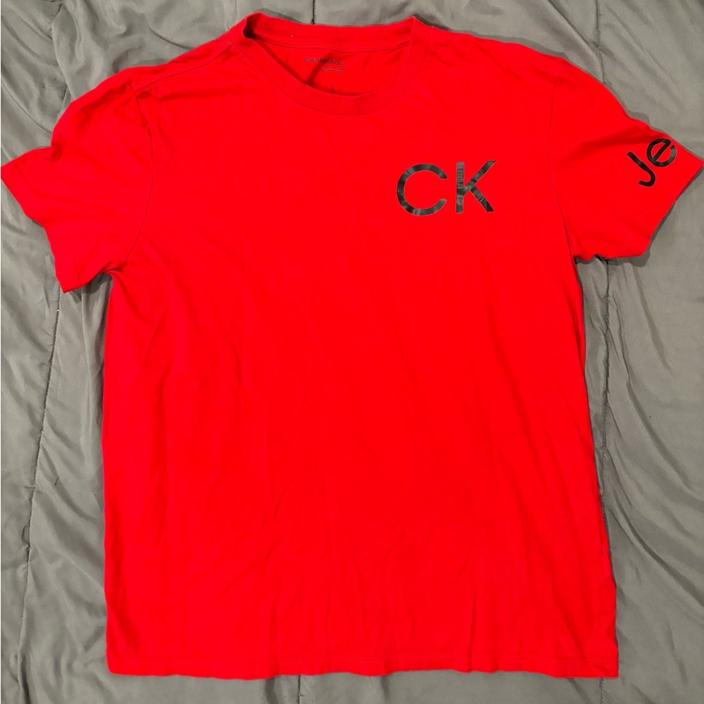 Calvin Klein Jeans Red Shirt